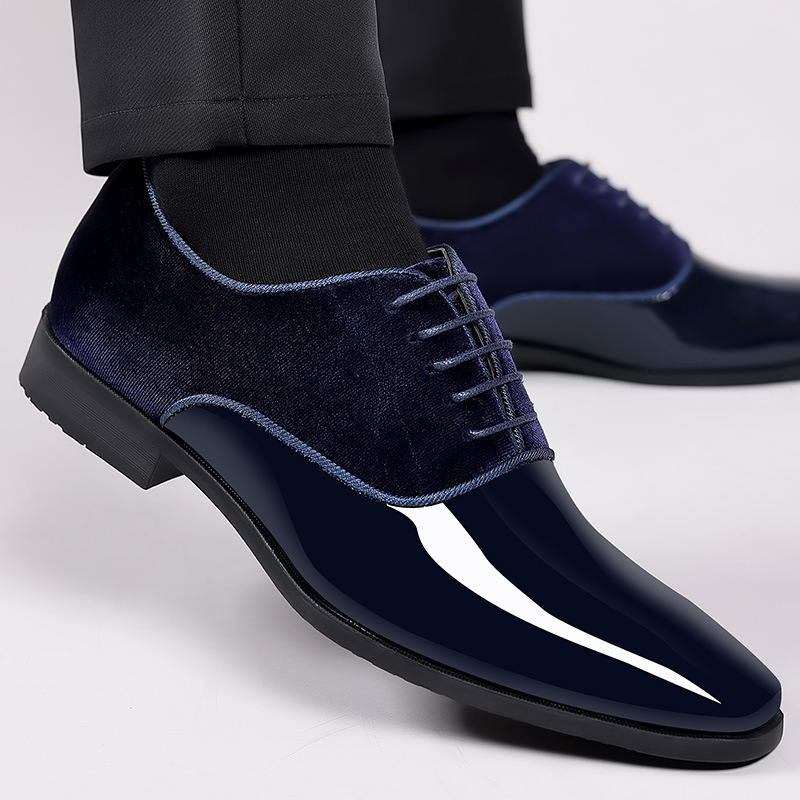Leather Work Oxfords - Men's formal wear new business leather