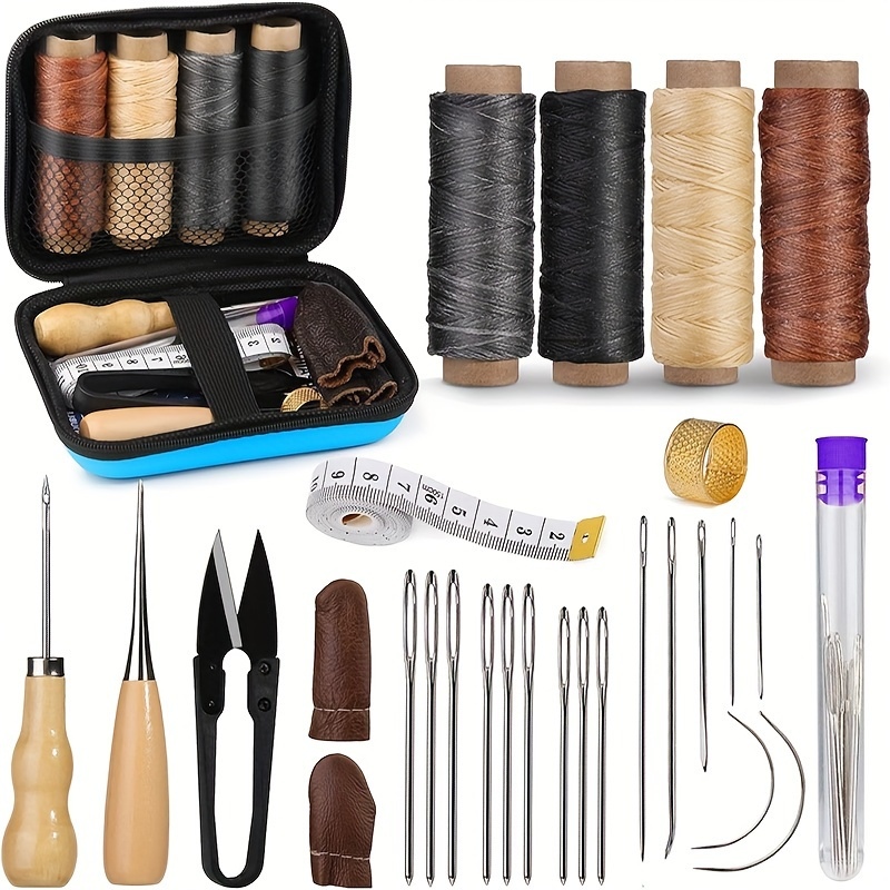 Leatherwork Tool Kit - Leather Sewing Kit, Leather Repair Kit