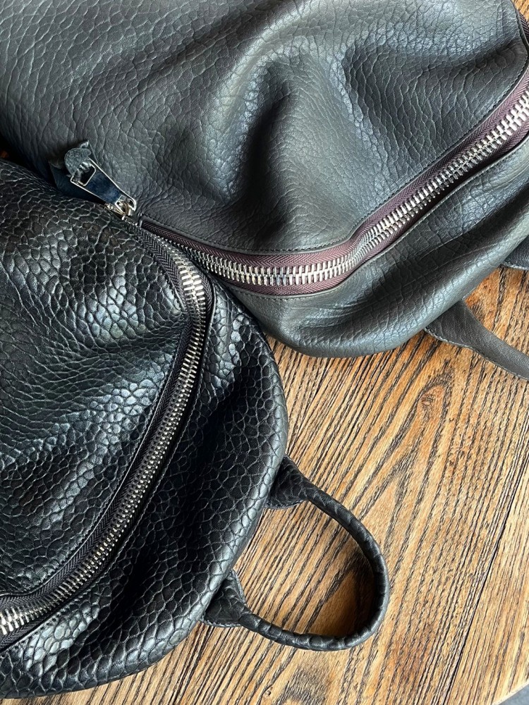 Soft Natural Sheepskin Casual  - Leather Work Backpack 评论和价格