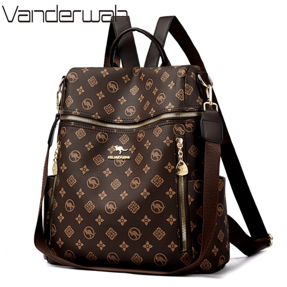 Genuine Brand Women's Soft Lea - Leather Work Backpack 评论和价格