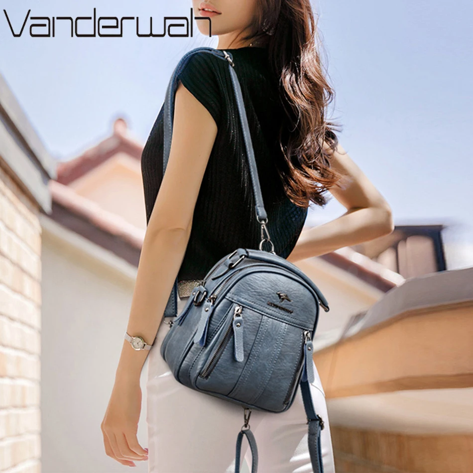 4 In 1 Leather Backpacks Multi - Leather Work Backpack 评论和价格