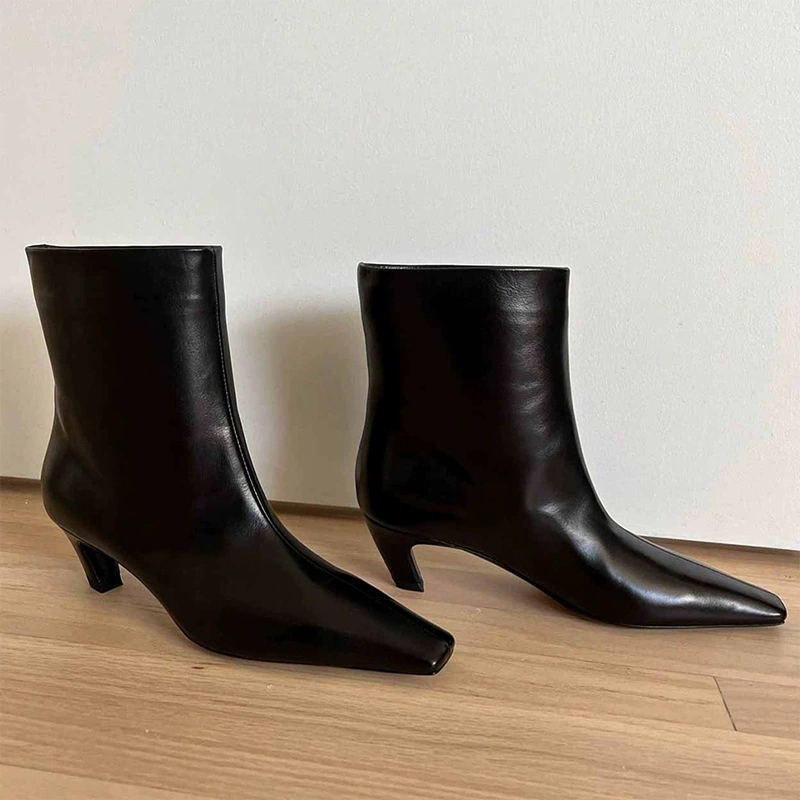 AIYKAZYSDL 2025 Square Toe Ank - Leather Work Western 评论和价格