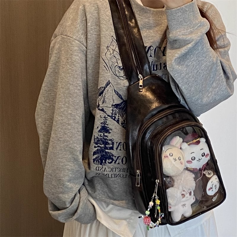 JIAERDI Anime Ita Bag Fits 20c - Leather Work Backpack 评论和价格