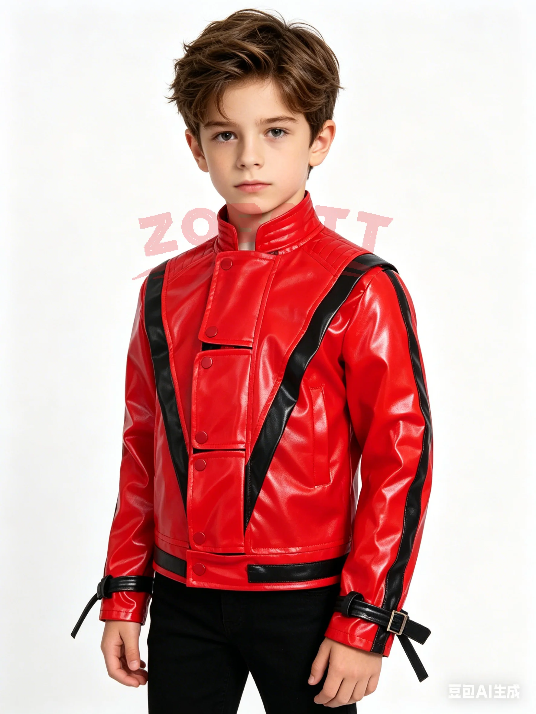 Michael Joseph Jackson Leather - Leather Work Jacket 评论和价格