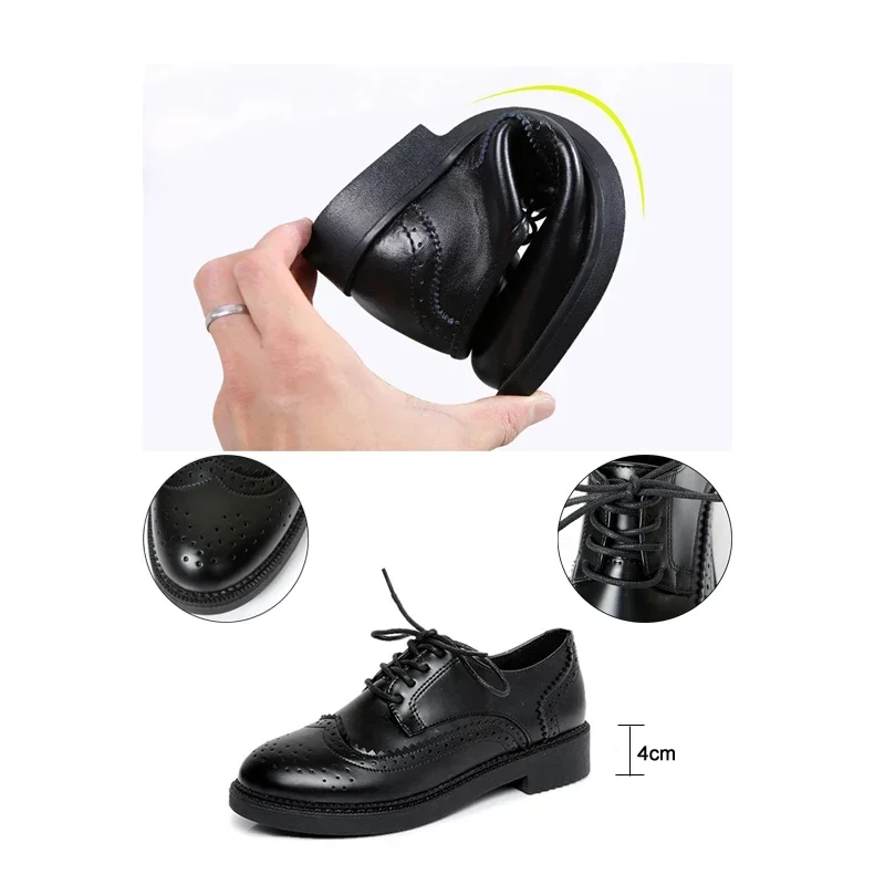 2025 Autumn Women Oxford Flats - Leather Work Oxfords 评论和价格
