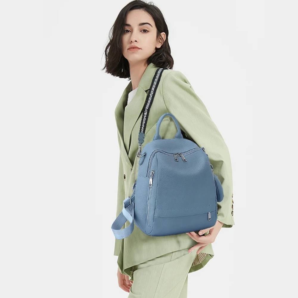 Zency Women's Genuine Leather  - Leather Work Backpack 评论和价格