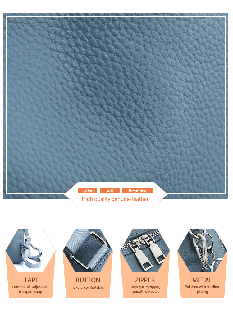 Zency Women's Genuine Leather  - Leather Work Backpack 评论和价格