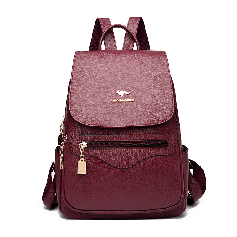 2026 NEW Women High Quality Le - Leather Work Backpack 评论和价格