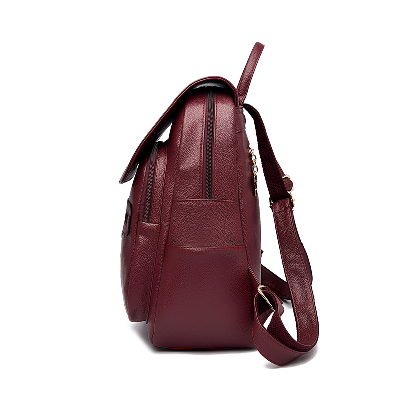2026 NEW Women High Quality Le - Leather Work Backpack 评论和价格