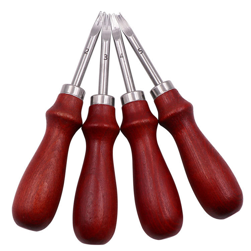 DIY Tools 0.8/1.0/1.2/1.5mm Le - Leatherwork Edge Beveler 评论和价格