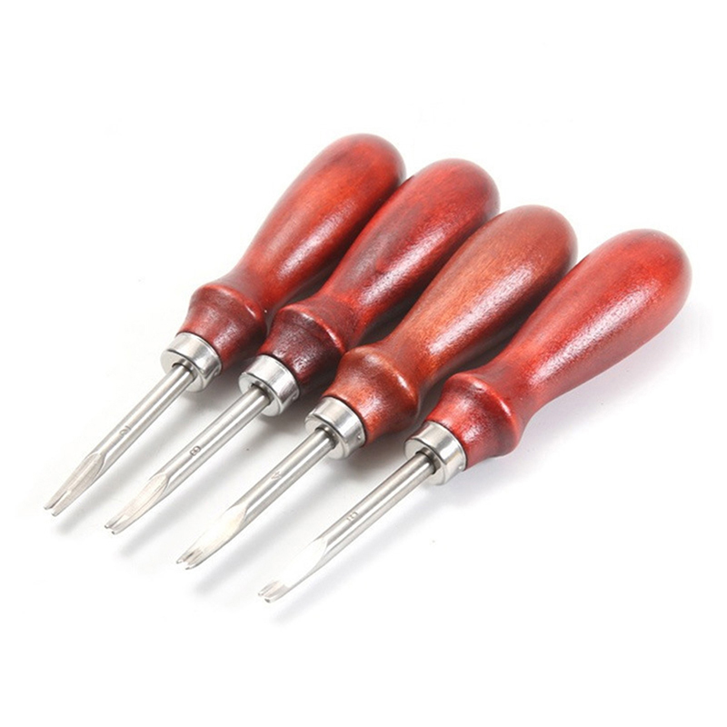 DIY Tools 0.8/1.0/1.2/1.5mm Le - Leatherwork Edge Beveler 评论和价格
