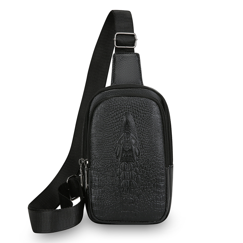 Versatile PU Leather Chest Bag - Leatherwork Essentials 评论和价格