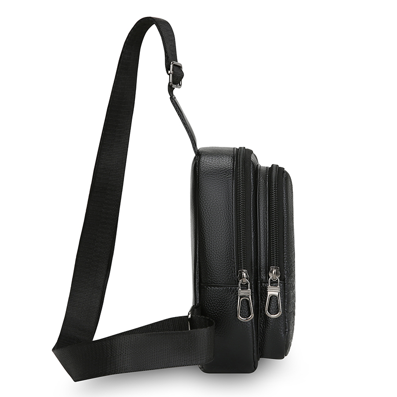 Versatile PU Leather Chest Bag - Leatherwork Essentials 评论和价格