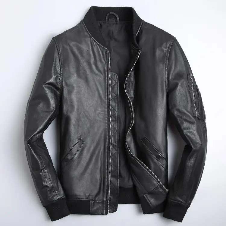 YR!Free shipping.wholesales.Br - Leather Work Jacket 评论和价格