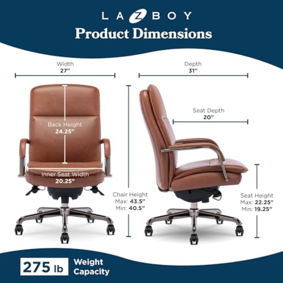 Ergonomic executive office cha - Upholstery Leather Work 评论和价格