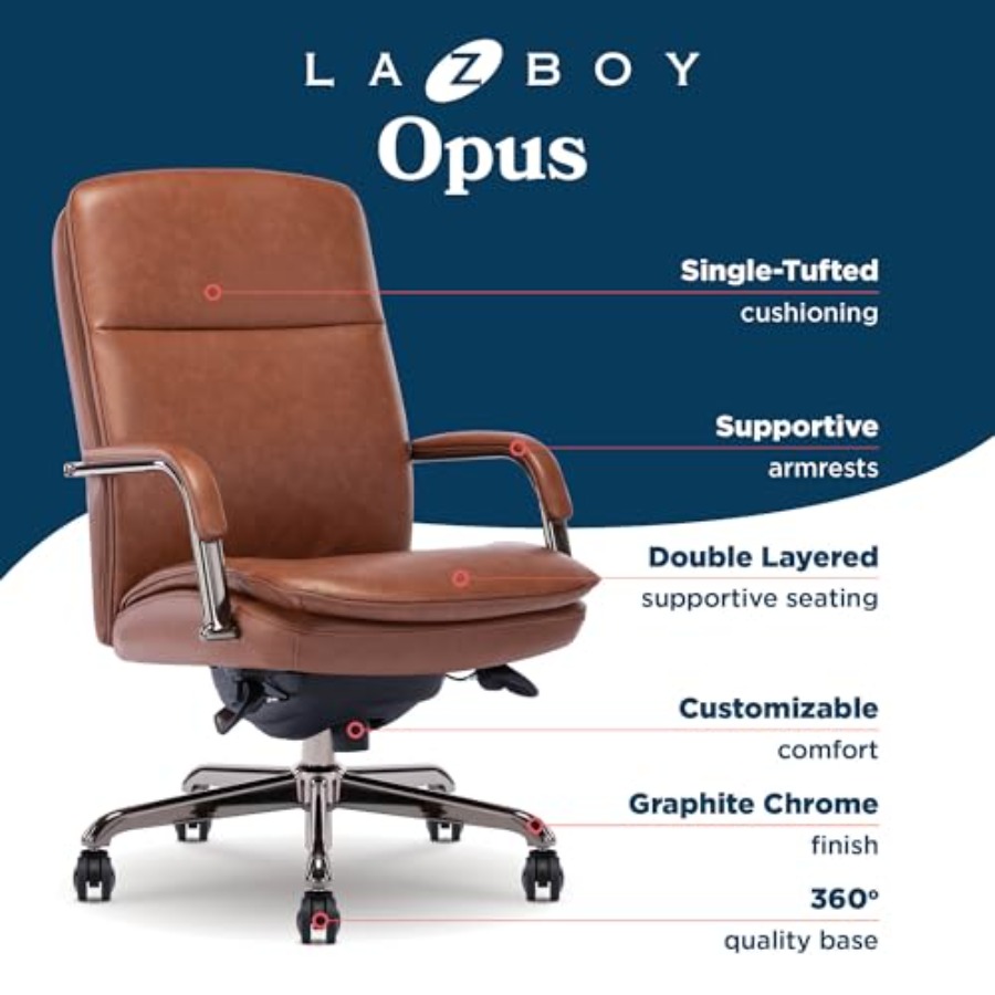 Ergonomic executive office cha - Upholstery Leather Work 评论和价格