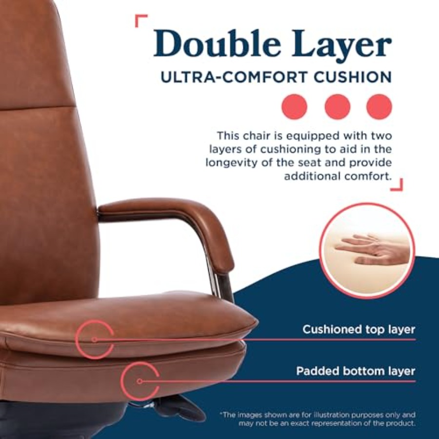 Ergonomic executive office cha - Upholstery Leather Work 评论和价格