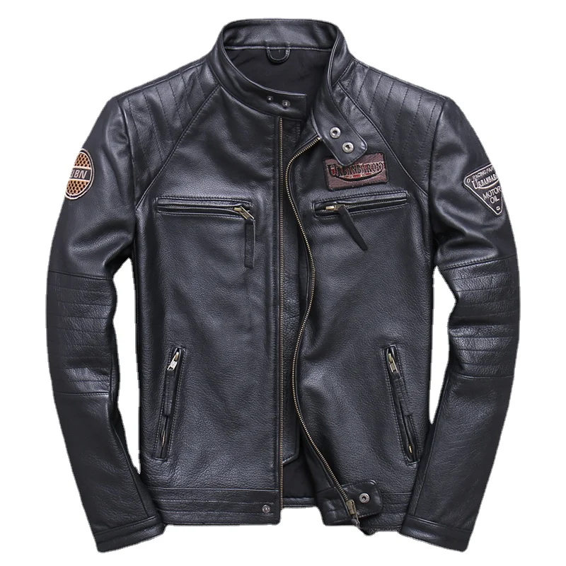 Fashion Biker Jackets Vintage  - Leather Work Jacket 评论和价格