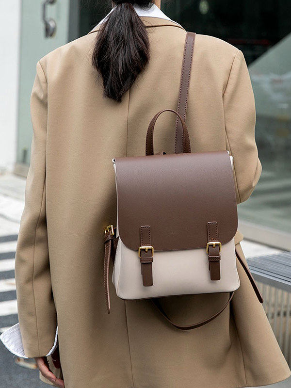 Fashion Women's Small Backpack - Leather Work Womens Backpack 评论和价格