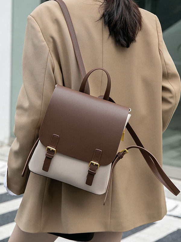 Fashion Women's Small Backpack - Leather Work Womens Backpack 评论和价格