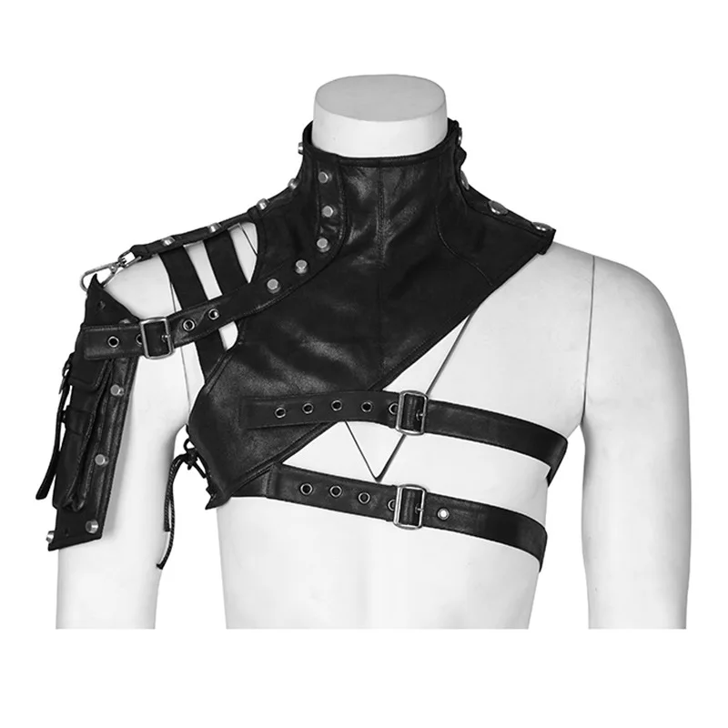 Steampunk Medieval Leather Arm - Leather Work Jacket 评论和价格