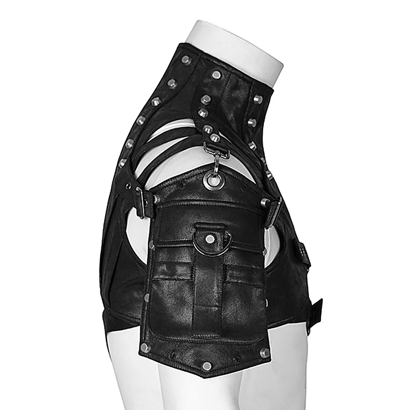 Steampunk Medieval Leather Arm - Leather Work Jacket 评论和价格