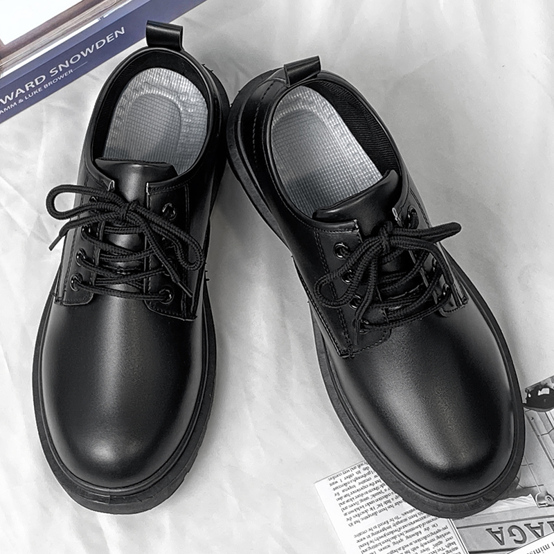 Men's Leather Shoes Casual Com - Leather Work Oxfords 评论和价格