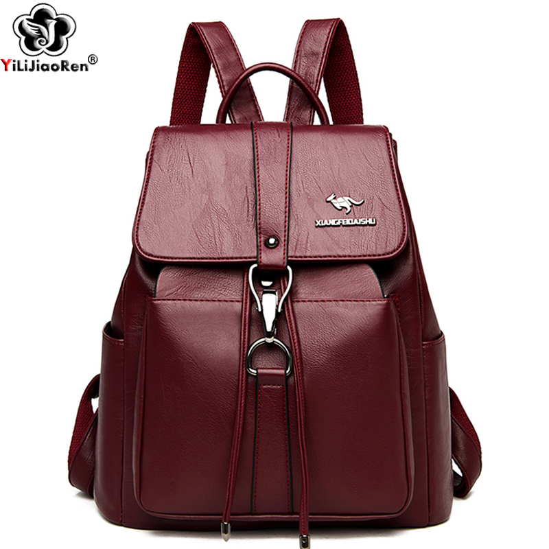 Anti Theft Backpack Women Shou - Leather Work Backpack 评论和价格