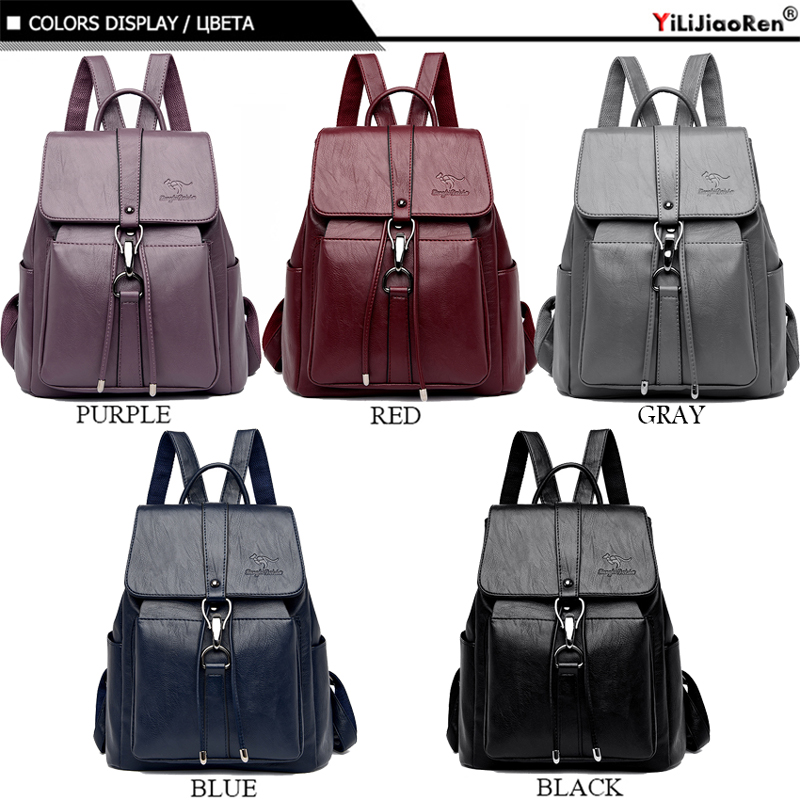 Anti Theft Backpack Women Shou - Leather Work Backpack 评论和价格
