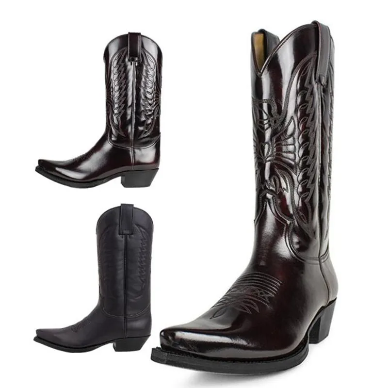 Cowboy Men Women Country Vinta - Leather Work Western 评论和价格