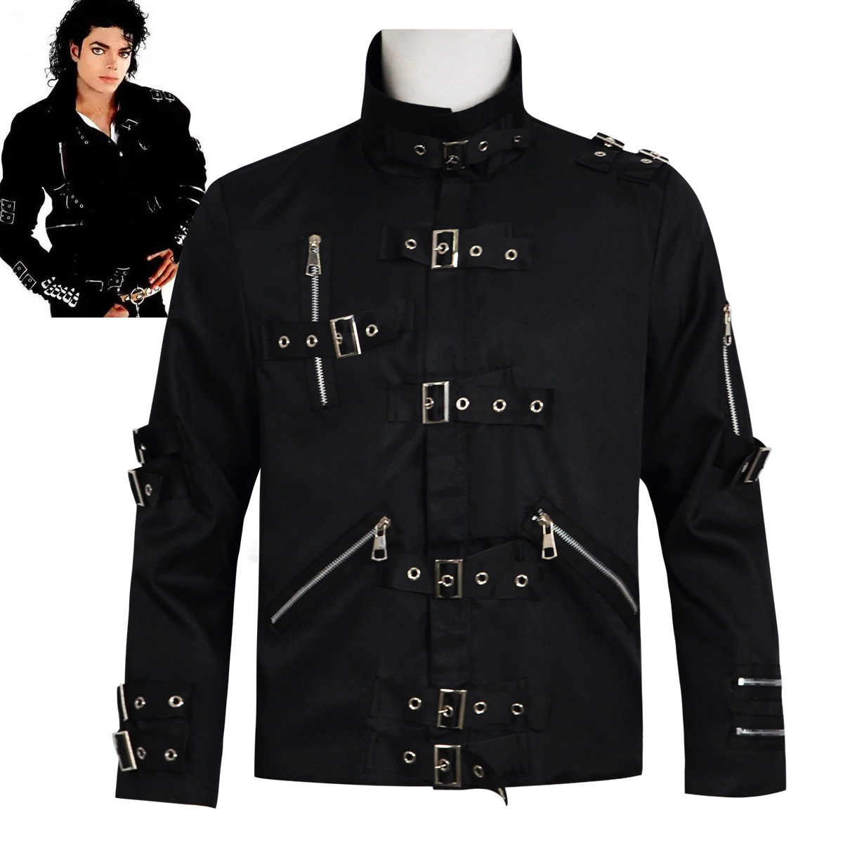 Punk Heavy Metal V8 Leather Ja - Leather Work Jacket 评论和价格