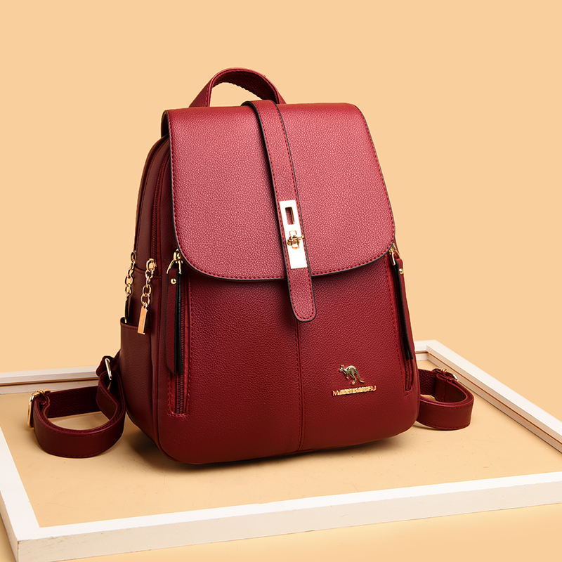 Luxury Women Leather Backpacks - Leather Work Backpack 评论和价格
