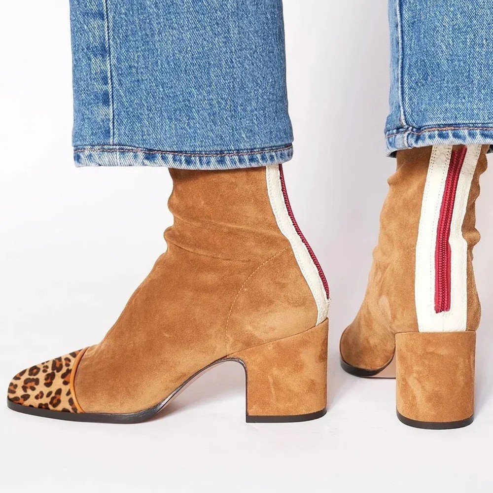 Suede Leather Women's Boots Po - Leather Work Western 评论和价格