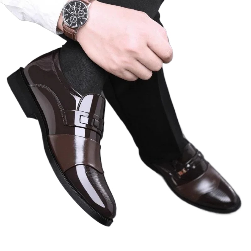Men's Dress Leather Shoes for  - Leather Work Oxfords 评论和价格