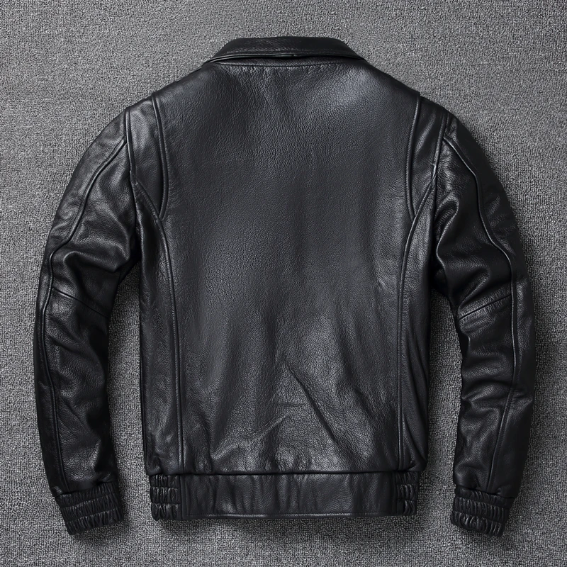2024 New Plus Size 8XL Men's w - Leather Work Jacket 评论和价格
