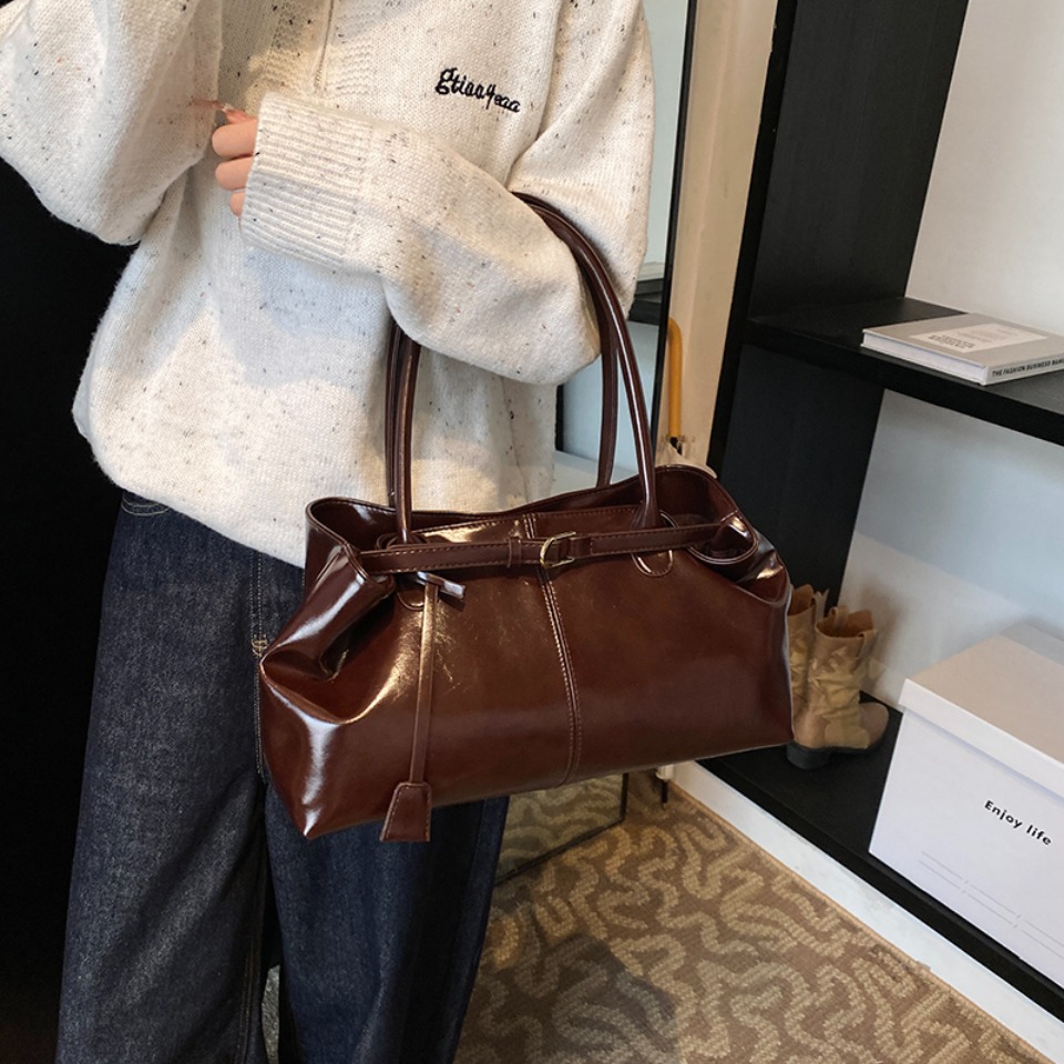 Winter Oil PU Leather Hobo Han - Leatherwork Workshop 评论和价格