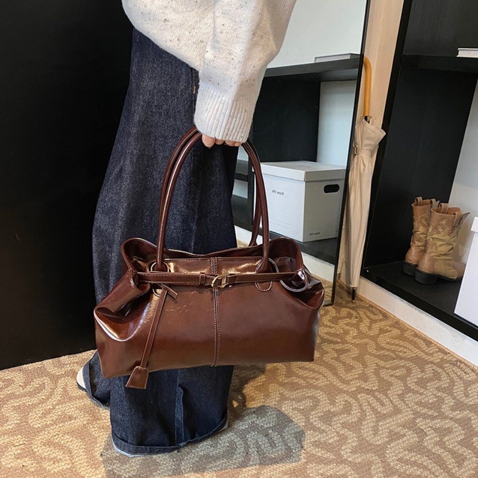 Winter Oil PU Leather Hobo Han - Leatherwork Workshop 评论和价格