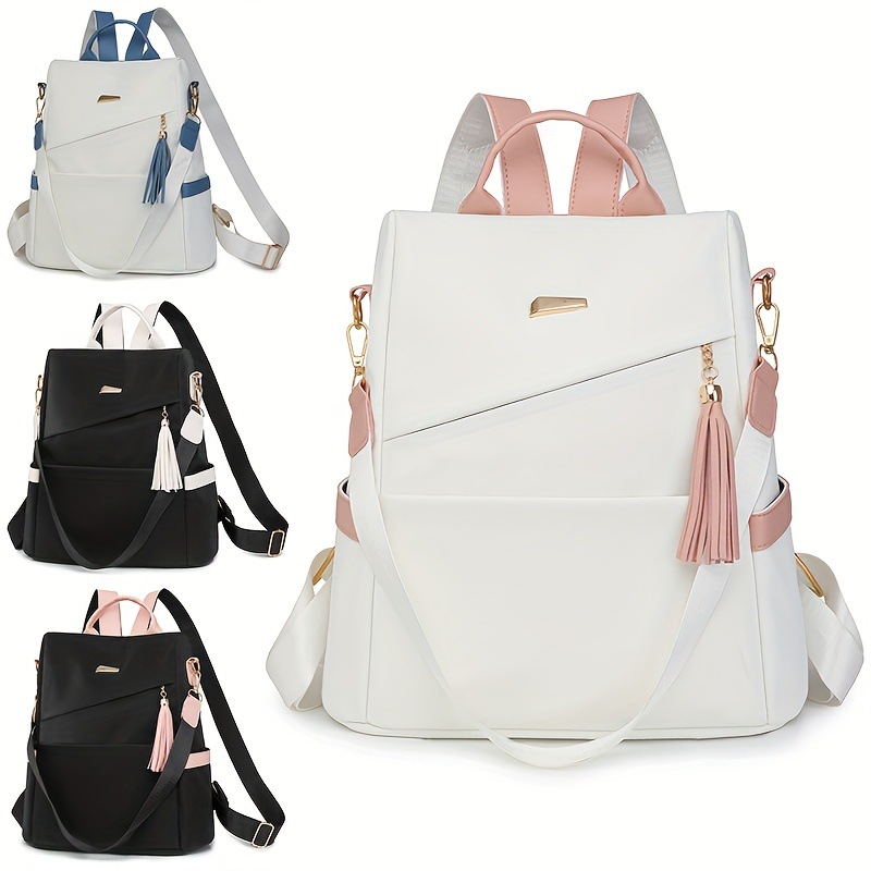 Fashionable Soft Leather Anti  - Leather Work Womens Backpack 评论和价格