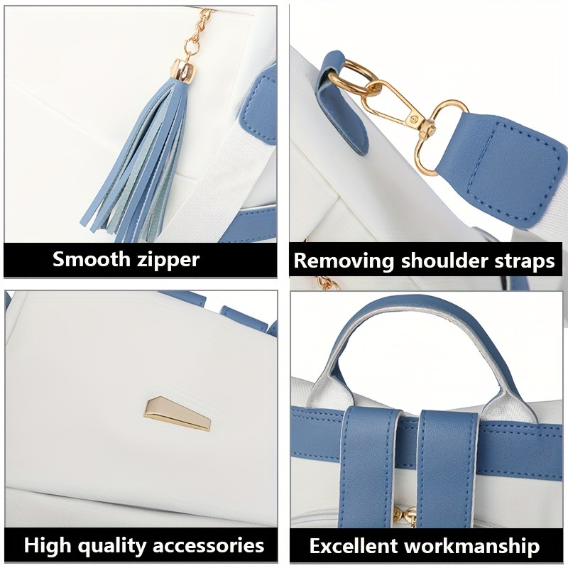 Fashionable Soft Leather Anti  - Leather Work Womens Backpack 评论和价格