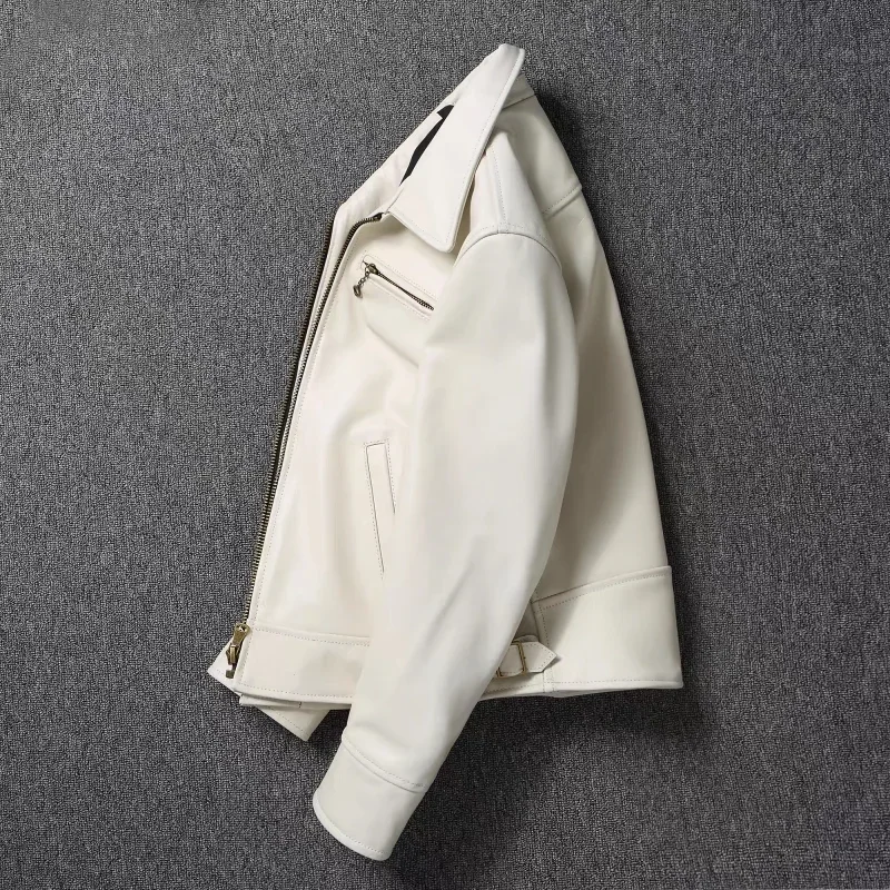 Men's Genuine Leather Jacket W - Leather Work Jacket 评论和价格
