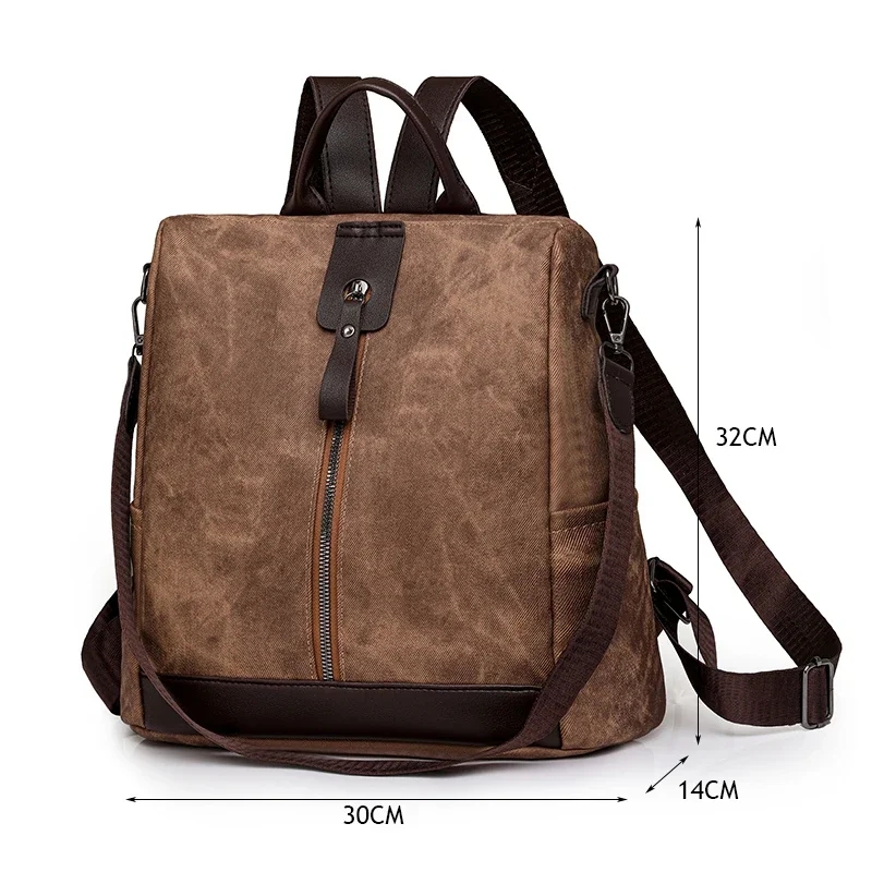 Fashion Anti-theft Backpack Fe - Leather Work Backpack 评论和价格