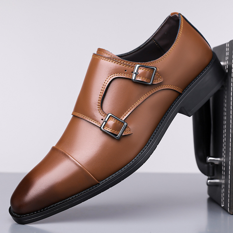 Men's Formal Leather Oxford Sh - Leather Work Oxfords 评论和价格