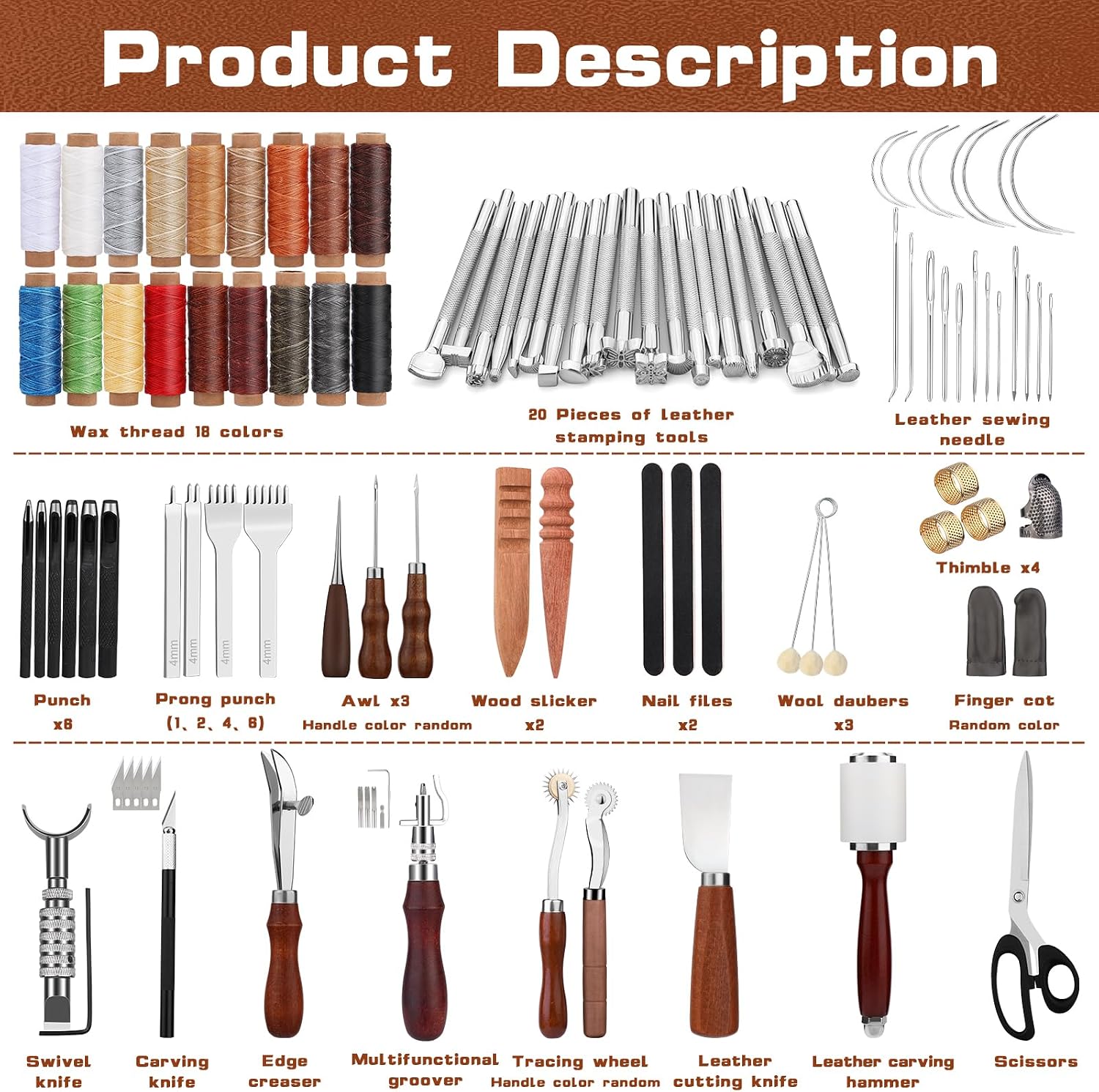 Leather Working Tool Leatherwo - Leatherwork Essentials 评论和价格