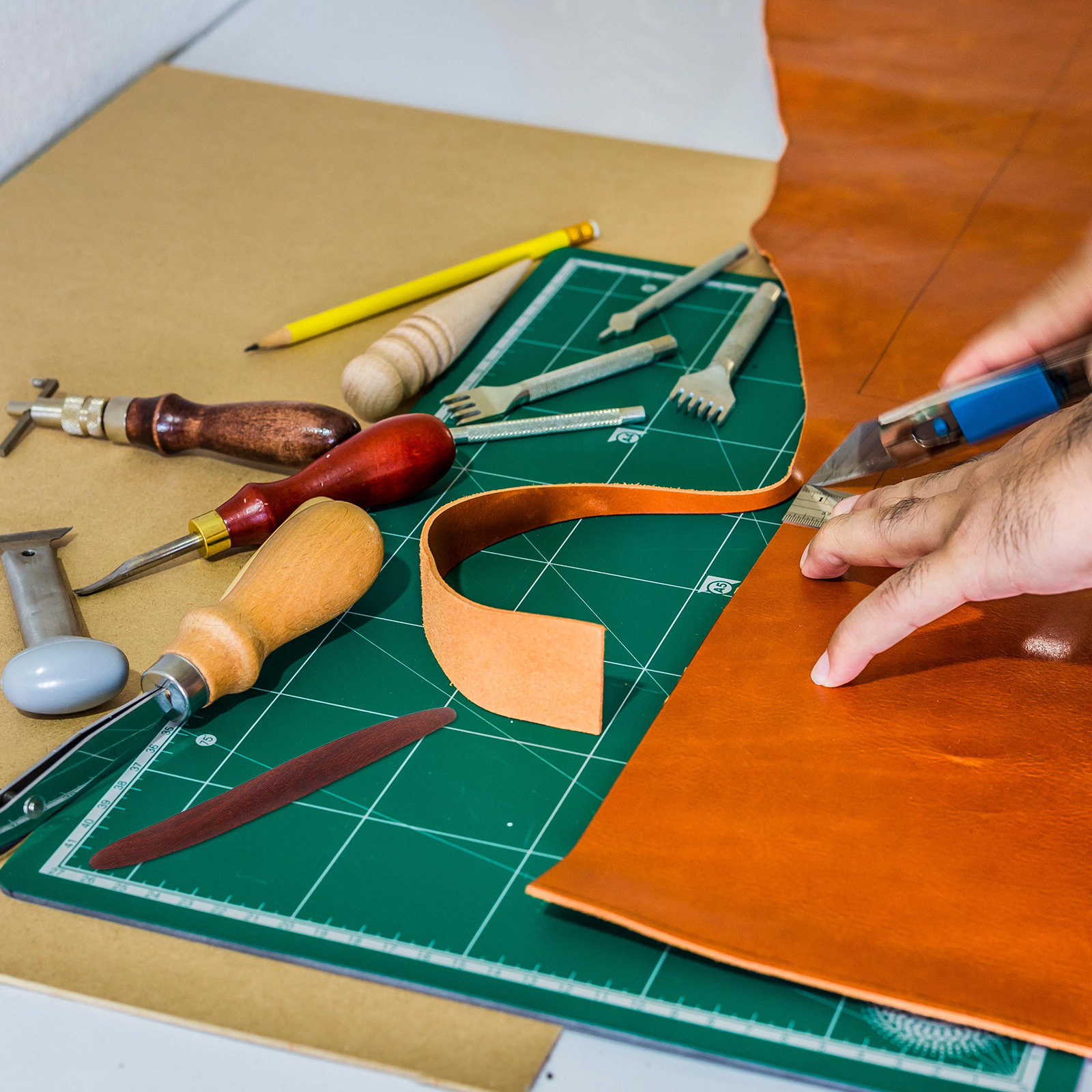 2Pcs Crafting Precision Tools  - Leatherwork Edge Beveler 评论和价格